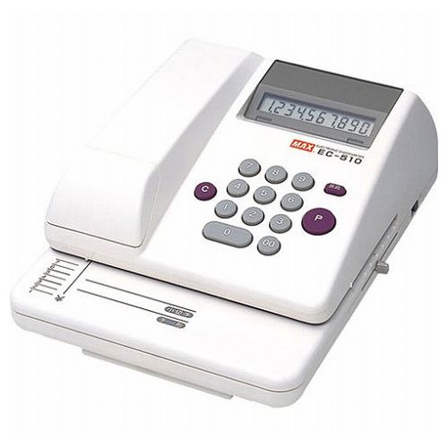 MAX マックス 電子チェックライター EC-510 EC90002(代引不可)【送料無料】 27,244円
