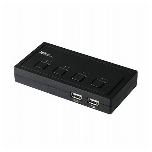 ラトックシステム VGAパソコン切替器 4台用 RS-430U(代引不可)【送料無料】