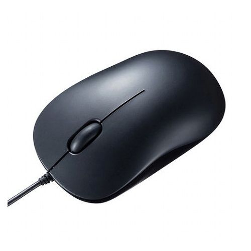 【5個セット】 サンワサプライ 有線Type-CブルーLEDマウス 静音タイプ MA-BLC194SBKX5(代引不可)【送料無料】｜リコメン堂インテリア館