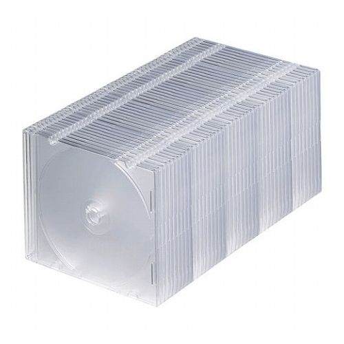 【5個セット 50枚×5 】 サンワサプライ Blu-ray・DVD・CDケース スリムタイプ・50枚セット・クリア FCD-PU50CLN2X5(代引不可)【送料無料】