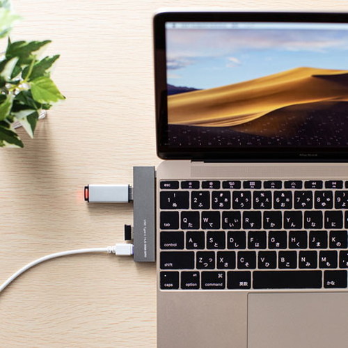 【5個セット】サンワサプライUSBType-CコンボスリムハブUSB-3TCH21SNX5(代引不可)【送料無料】
