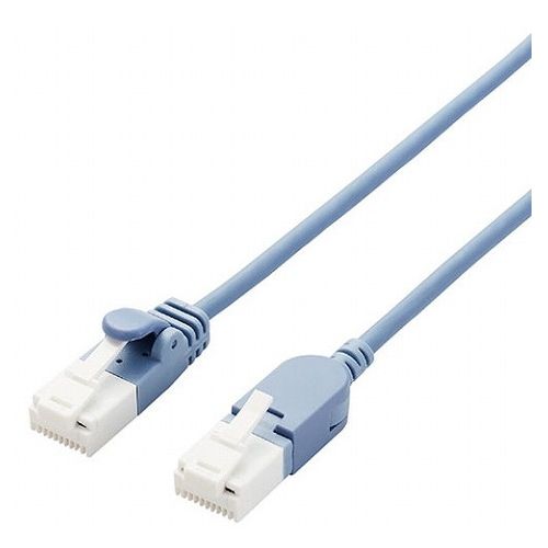 【5個セット】 エレコム スイングコネクタLANケーブル Cat6A準拠 LD-GPATSW/BU50X5(代引不可)【送料無料】|リコメン堂インテリア館