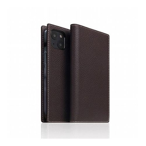 SLG Design Full Grain Leather Case for iPhone 14 ブラウンクリーム 手帳型 SD24308i14BC(代引不可)【送料無料】|リコメン堂インテリア館
