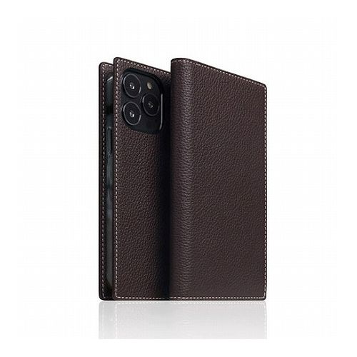 SLG Design Full Grain Leather Case for iPhone 14 Pro Max ブラウンクリーム 手帳型 SD24351i14PMBC(代引不可)【送料無料】｜リコメン堂インテリア館