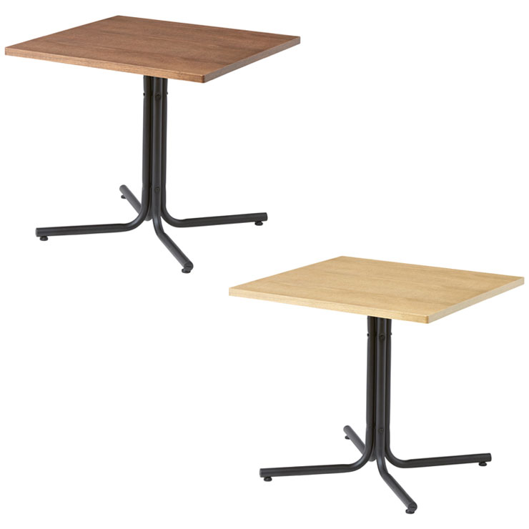 カフェテーブル 幅75cm ダイニングテーブル リビング 木製 スチール 一人暮らし シンプル ナチュラル コーヒーテーブル(代引不可)【送料無料】|リコメン堂インテリア館