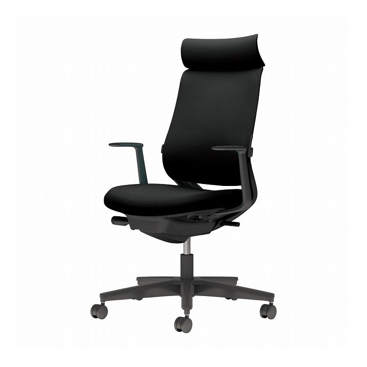 【メーカー直送】 コクヨ オフィスチェア 椅子 イス チェア ミトラ2 L型肘 ランバー付 ブラック ブラック(代引不可)【送料無料】|リコメン堂インテリア館