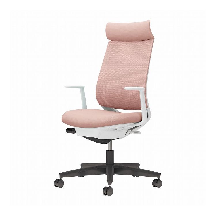 【メーカー直送】 コクヨ オフィスチェア 椅子 イス チェア ミトラ2 L型肘 ランバー付 ホワイトグレー アッシュピンク C04-B392MW-E19G9G2 (代引不可)【送料無料】