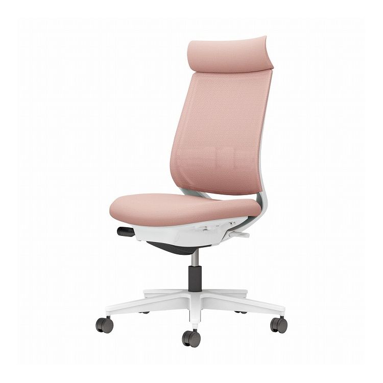 【メーカー直送】 コクヨ オフィスチェア 椅子 イス チェア ミトラ2 肘無 ランバー付 ホワイトグレー アッシュピンク C04-W302MW-E19G9G2 (代引不可)【送料無料】