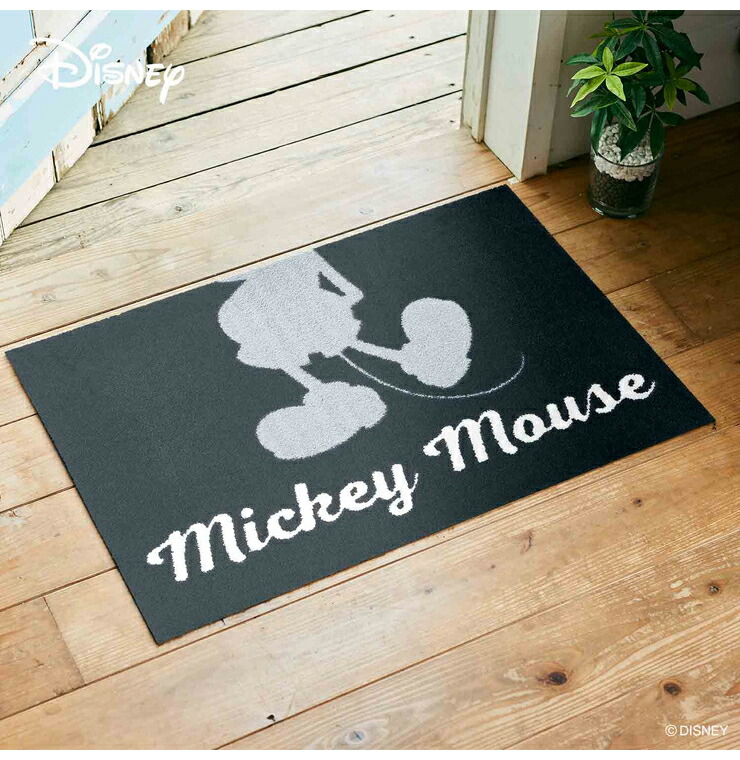 激安特価 Mickey ミッキー シルエット グレー 50x75cm マット 玄関マット エントランスマット ディズニー シンプル おしゃれ モノクロ 送料無料 送料無料 Mickey ミッキー シルエット グレー 50x75cm マット 玄関マット エントランスマット ディズニー シンプル