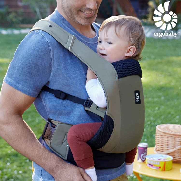 Ergobaby EBC AWAY オリーブグリーン 抱っこひも エルゴベビー 新生児 アウェイ 抱っこ紐 ベビーキャリア エルゴ ベビー キャリア ベビーグッズ プレゼント ギフト 出産祝い【送料無料】|リコメン堂インテリア館