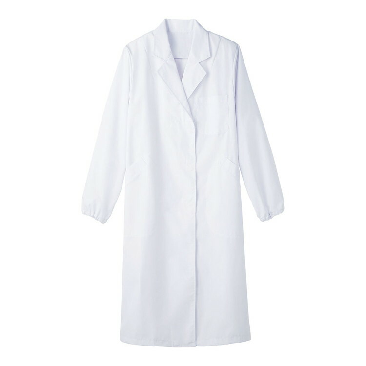 女性用検査衣 MR220S (ホワイト)株式会社サーヴォ4582439068333(代引不可)【送料無料】