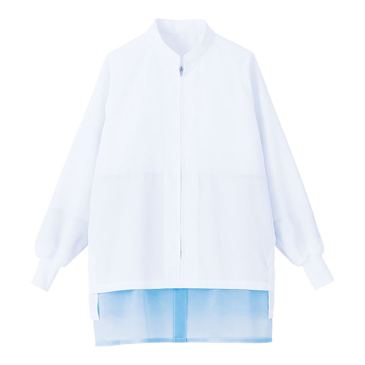 男女兼用長袖コート SZ421-WM (ホワイト)株式会社サーヴォ4589929613752(代引不可)【送料無料】