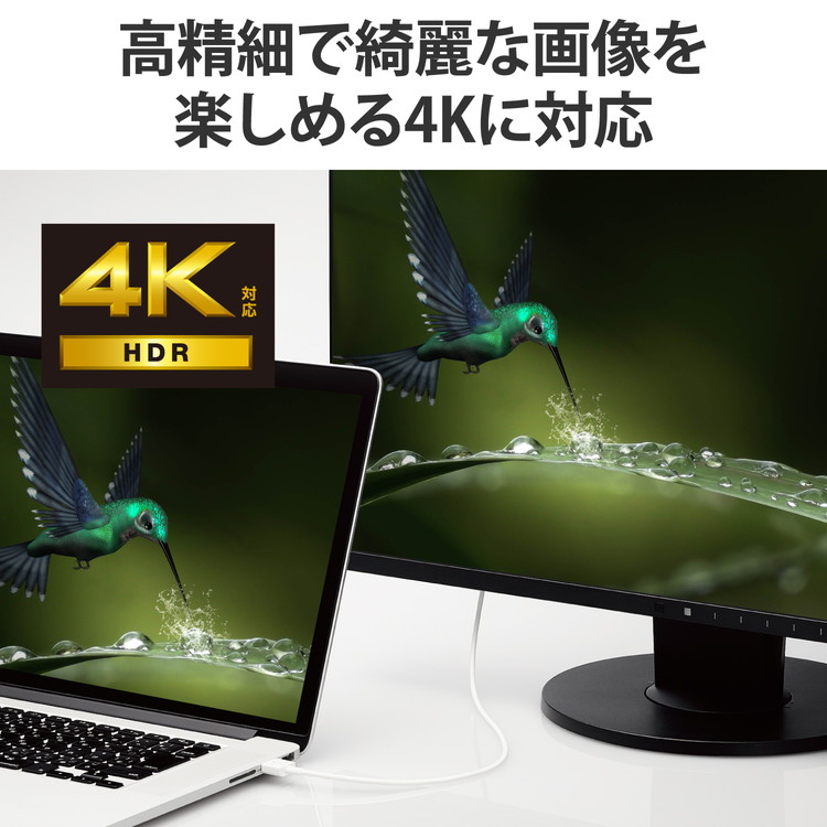 新品未使用 エレコム Premium HDMI ケーブル 1.8m 4K 60p 金メッキ タイプA 19ピン - イーサネット対応 スーパースリム  RoHS指令準拠 ARC ホワイト CAC-APHDPSS18WH 代引不可 www.medicare.co.th