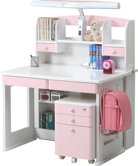 楽天市場 システム ニューポルテ ピンク 学習机 デスク 学習デスク 送料無料 代引き不可 リコメン堂インテリア館