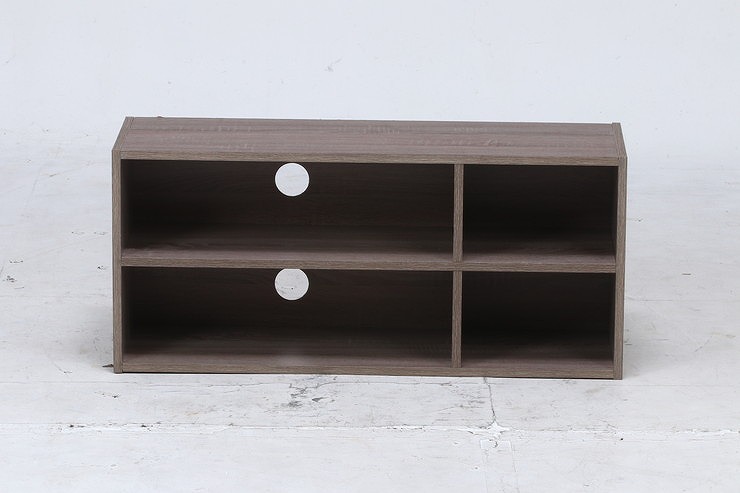 楽天市場 Tvラック グレー 幅 奥行29 5 高さ39cm プリント紙化粧パーティクルボード 代引不可 送料無料 リコメン堂インテリア館