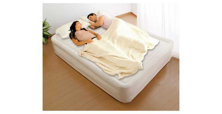 安い ベッド エアーベッド ダブル 電動ポンプ内蔵 幅137cm 長さ191cm 高さ33cm 起毛素材 体圧分散 コンパクト 空気入れ 空気抜き 代引不可 送料無料 信頼 Subhasagun Com