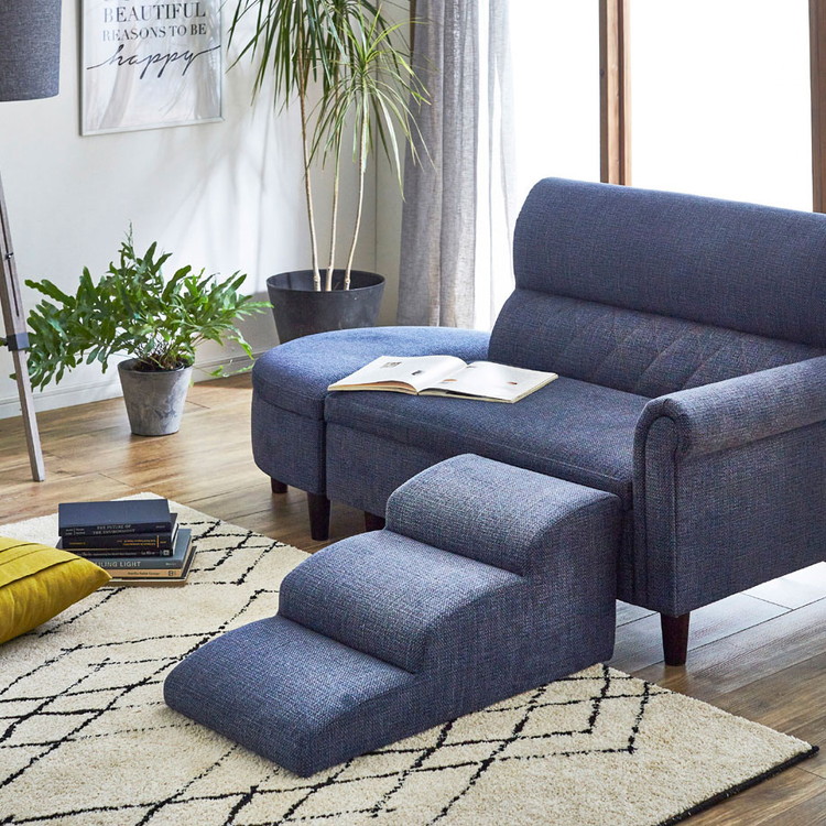 ドッグステップ 犬 階段 3段 ペット 犬用 スロープ 小型犬 大型犬 引っかきキズに強い生地 猫 ペット介護 ソファ ベッド 踏み台 段差 おしゃれ 代引不可 送料無料 Deerfieldtwpportage Com