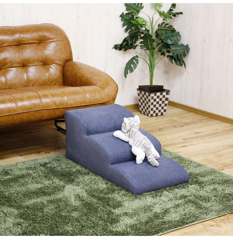 ドッグステップ 犬 階段 3段 ペット 犬用 スロープ 小型犬 大型犬 引っかきキズに強い生地 猫 ペット介護 ソファ ベッド 踏み台 段差 おしゃれ 代引不可 送料無料 Deerfieldtwpportage Com