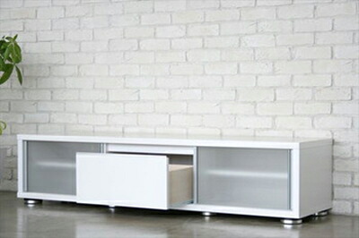 STORM ストーム テレビ台 幅160cm テレビボード テレビ台 木目 テレビラック テレビ台 収納 TV台 TVボード AVラック ブルックリン ホワイト(代引不可)【送料無料】