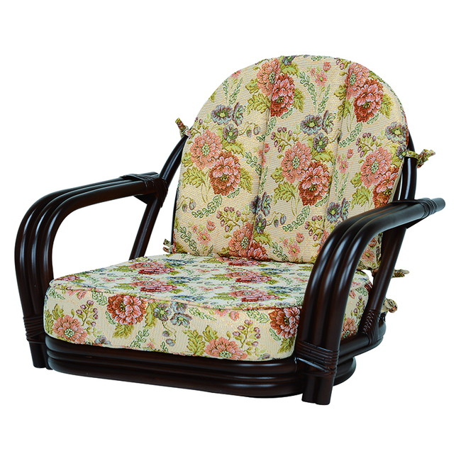 今枝商店 ラタン 籐 座椅子 ワイド回転座椅子 S3004B 今枝商店 回転座椅子 ラタン チェア ワイドタイプ 籐家具 座面高34cm