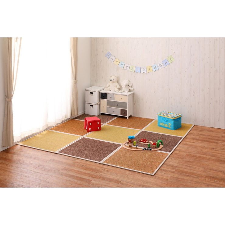 カラフル置き畳 cm 厚み1 1cm 抗菌 消臭 正方形 ふちあり 縁あり フロア畳 ユニット畳 システム畳 滑り止め付き マット 琉球畳風 シャイン 代引不可 送料無料 Marcsdesign Com