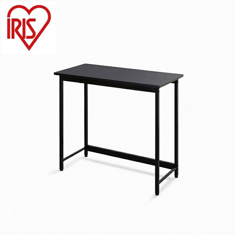 アイリスオーヤマ ベーシックデスク800×400 BDK-8040 ブラック/ブラック IRIS OHYAMA(代引不可)【送料無料】