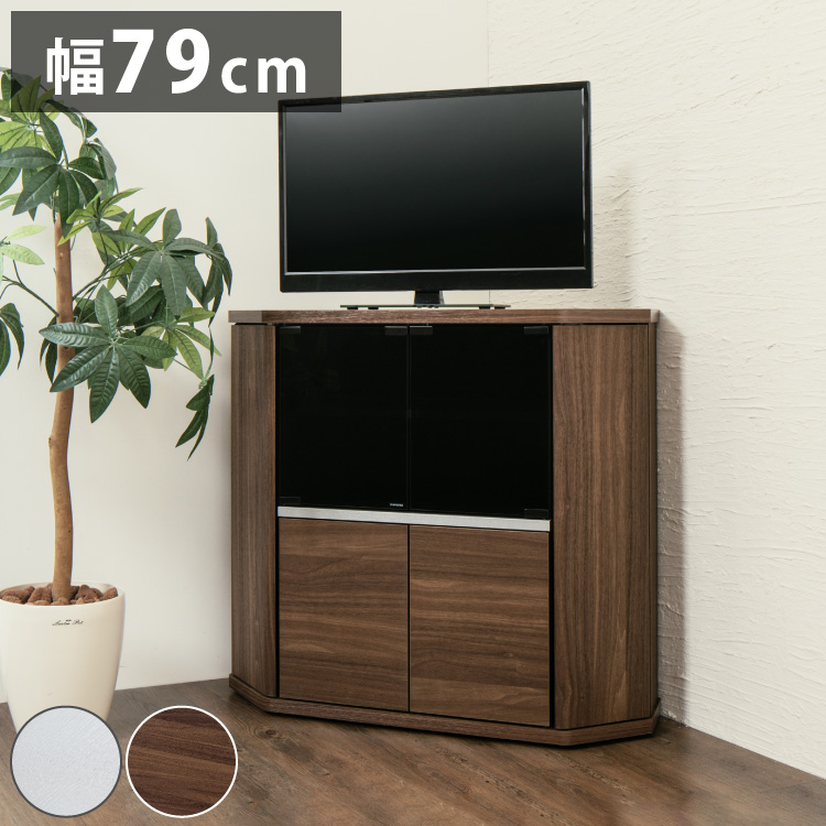 大竹産業 テレビ台 キャスター付き 完成品 100cm幅 ブラウン 桐木製 楽天市場】コーナーテレビ台 木製 幅100cm ハイタイプ