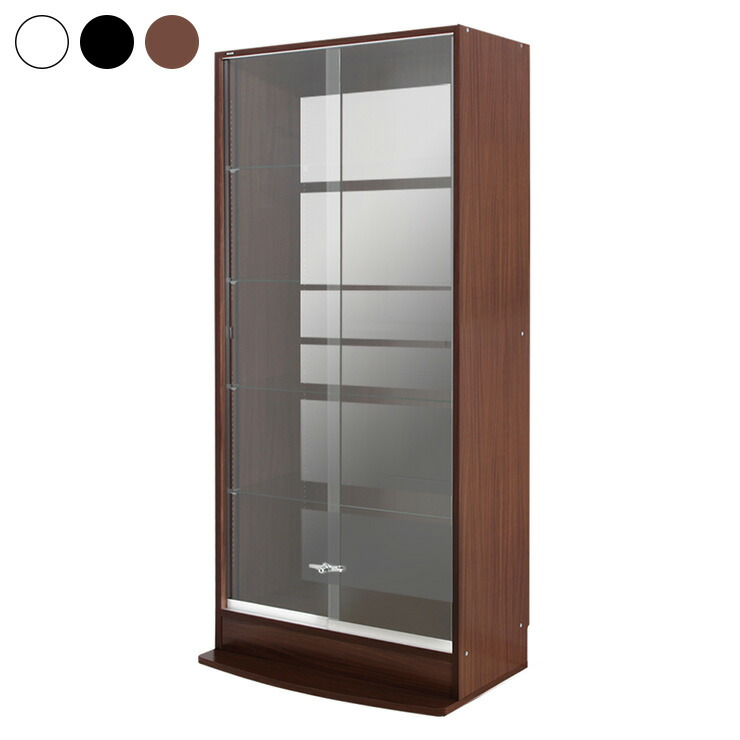 コレクションラック 本体+ミラーセット 幅83.1cm 奥行き38.5cm 高さ180cm CR-TH8339M2 収納ラック ディスプレイラック(代引不可)【送料無料】【S1】