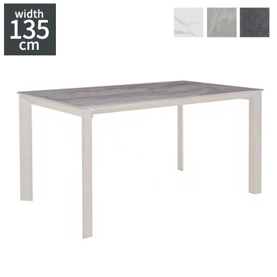 ダイニングテーブル 135x80 135cm 80cm セラミックテーブル セラミック ダイニング テーブル 食卓 机 セラミック天板 グラナダ グラナダII Granada2(代引不可)【送料無料】