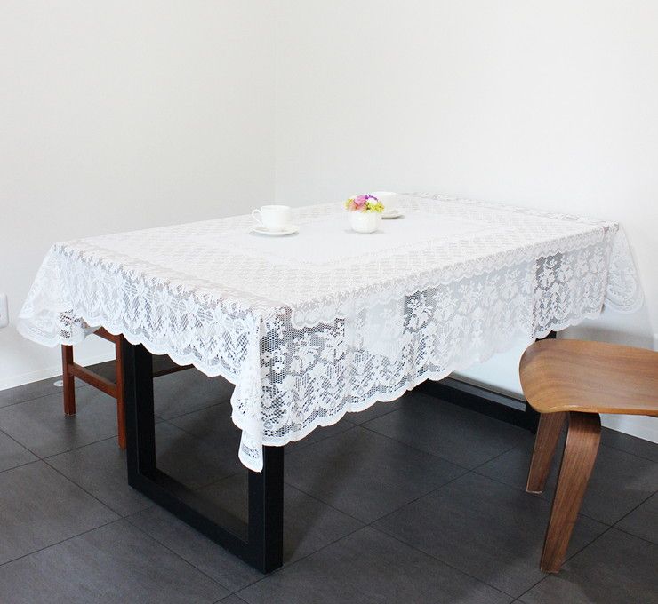 く日はお得♪ 楽天市場】テーブルクロス 140cm×220cm レース 撥水加工 エプロン・キッチンファブリック