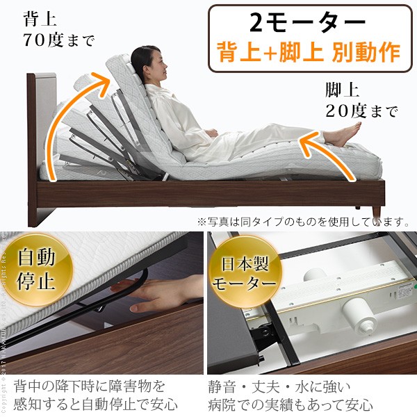 片面タイプマットレスセット 扇風機 シングルサイズ 電動リクライニング 電動ベッド ヒーター テンピュール リクライニング リコメン堂インテリア館 シングル コンセント付 ライト付 電動リクライニングベッド フランスベッド