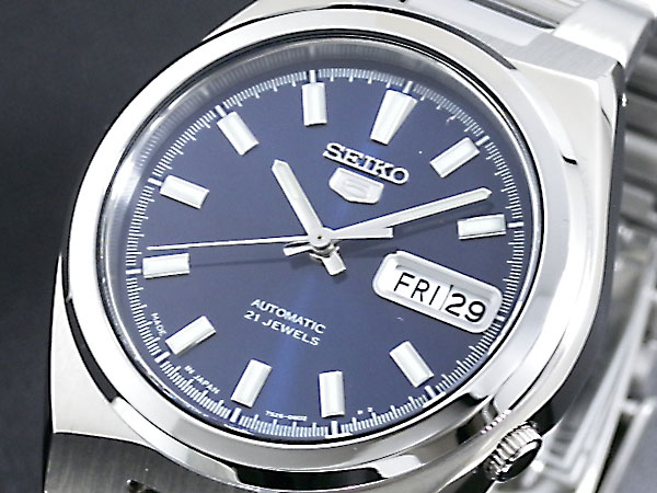 ファッションデザイナー 5 SEIKO 腕時計 ブルー Automatic - 腕時計(アナログ)