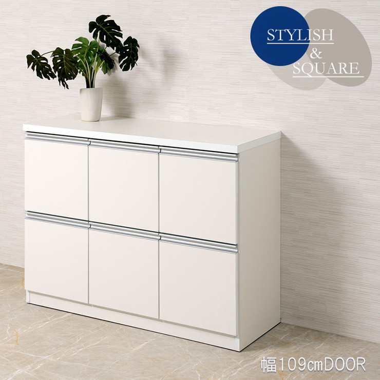 新作グッ シェルフ 扉付き棚 白家具 サイドボード キャビネット おしゃれ オフィス家具 書類収納 書庫 本収納 ホワイト 木目 Magicrs 高さ80cm 奥行60 幅110 レンジ台 食器棚 ロータイプ 電子レンジ台 扉付き 収納棚 日本製 コンセント付 完成品 コード穴 スライド