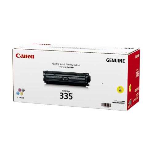 CANON トナーカートリッジ335 Y 【8670B001】 印字枚数 16500枚(代引不可)【送料無料】