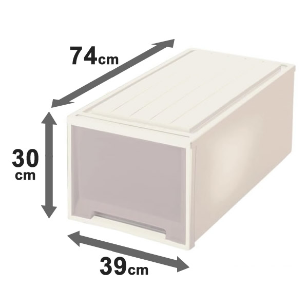 楽天市場 天馬 押入れ収納 ビュートケース 幅39 奥行74 高さ30cm カプチーノ 引き出し 衣装ケース 収納ケース プラスチック 衣類 洋服 クローゼット 押し入れ 収納 代引不可 送料無料 リコメン堂インテリア館