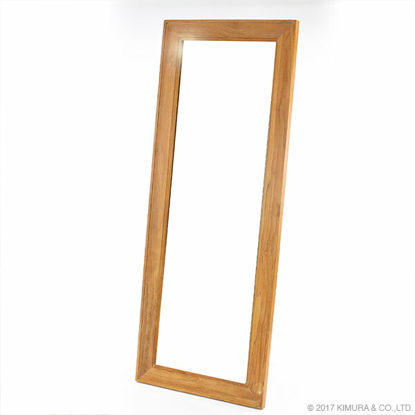 チーク無垢木ミラー チーク無垢木ミラー