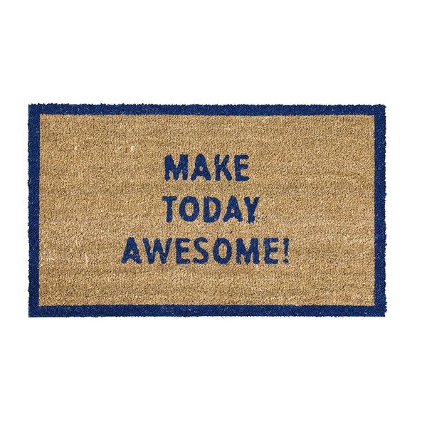 Coir Mat Make Today Awesome Width 75 45cm In Depth Entrance Doormat Step Outdoors Entrance Mat Collect On Delivery Impossibility