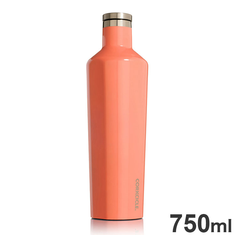 コークシクル 保冷保温ボトル CANTEEN Peach Echo 25oz CORKCICLE 2025GPE 水筒 SPICE OF LIFE スパイス おしゃれ オレンジ(代引不可)