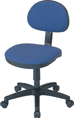 ロアス OHチェア 肘なし W535×D590×H745~850mm ブルー【RZC-NO2BL】(オフィス家具・オフィスチェア)【送料無料】