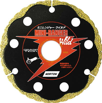 ＮＯＲＴＯＮ ダイヤモンドカッター ミニレンジャーワイルド106ｘ2．0ｘ20【221004-71001】(切断用品・ダイヤモンドカッター)【送料無料】