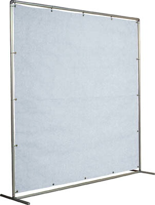 吉野 火花用衝立アルミパイプ 2×2 単体固定【YS-22SF-A】(溶接用品・溶接遮光フェンス)【送料無料】|リコメン堂インテリア館