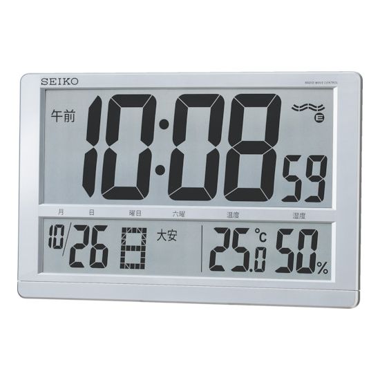 SEIKO 大型液晶電波掛置兼用時計 SQ433S【送料無料】【smtb-f】