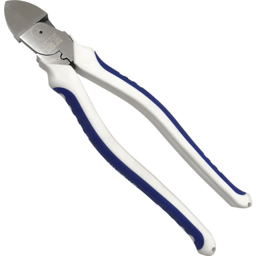 ビクター 偏芯VA線ニッパ(薄刃)(エラストマーカバー付き)200mm 372HG200【送料無料】