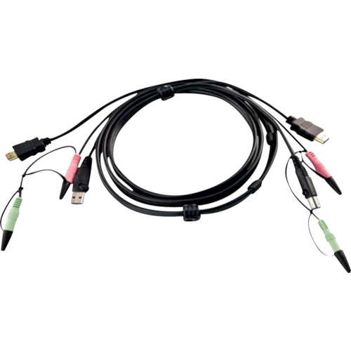 ATEN USB HDMI KVM ケーブル 1.8m 2L7D02UH【送料無料】|リコメン堂インテリア館