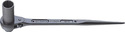 ＴＯＰ 超ロングラチェットレンチ 19Ｘ24ｍｍ【RM-19X24SL】(レンチ・スパナ・プーラ・ラチェットレンチ)【送料無料】