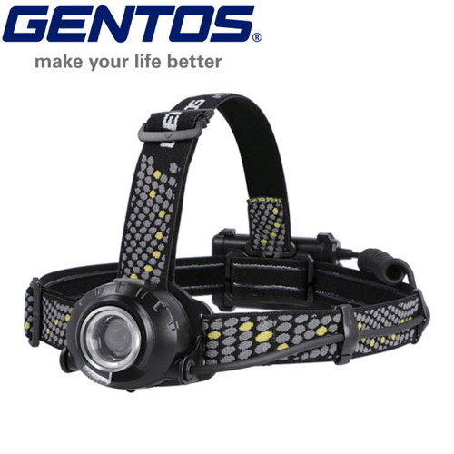 楽天市場】GENTOS ジェントス LEDヘッドライト ヘッドウォーズ HLP