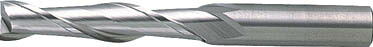 三菱Ｋ 2枚刃汎用エンドミルロング8．0ｍｍ【2LSD0800】(旋削・フライス加工工具・ハイススクエアエンドミル)【送料無料】