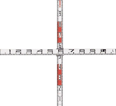 マイゾックス 検測ロッド（クロス標尺）【K-160】(測量用品・標尺)【送料無料】