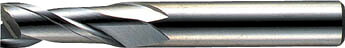 三菱Ｋ 2枚刃汎用エンドミル（Ｍタイプ）【2MSD2800】(旋削・フライス加工工具・ハイススクエアエンドミル)【送料無料】