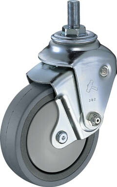ハンマー クッションねじ式自在ウレタン車100ｍｍＭ12ＸＰ1．75線径2．0【940BEA-BLB100-M12-20-BAR01】【送料無料】